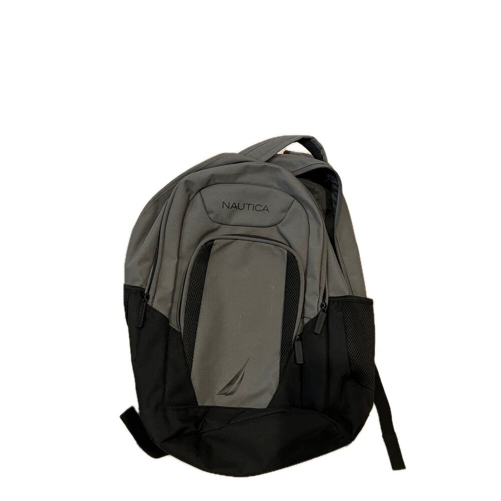 Nautica Computer Gray Black Backpack